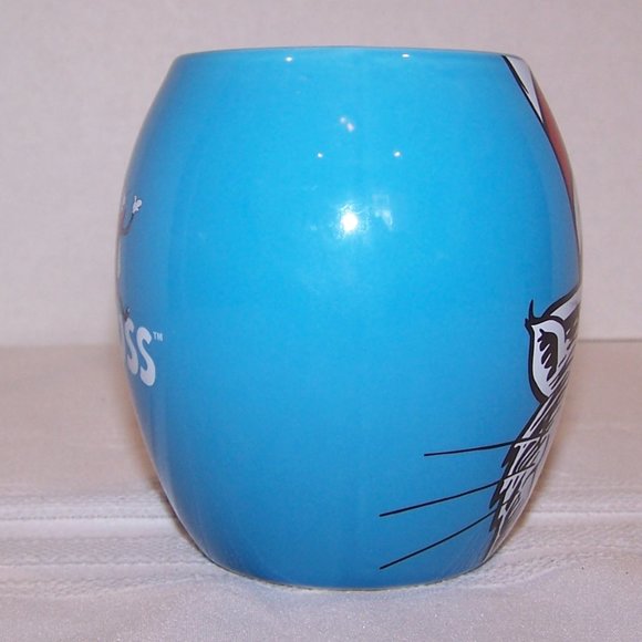 DR.SEUSS " CAT IN THE HAT " OVAL COFFEE CUP S3648 - Picture 4 of 9